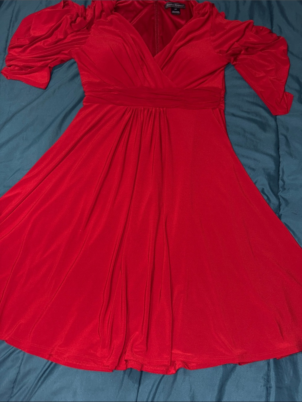 Jessica Howard Vibrant Red Midi Dress